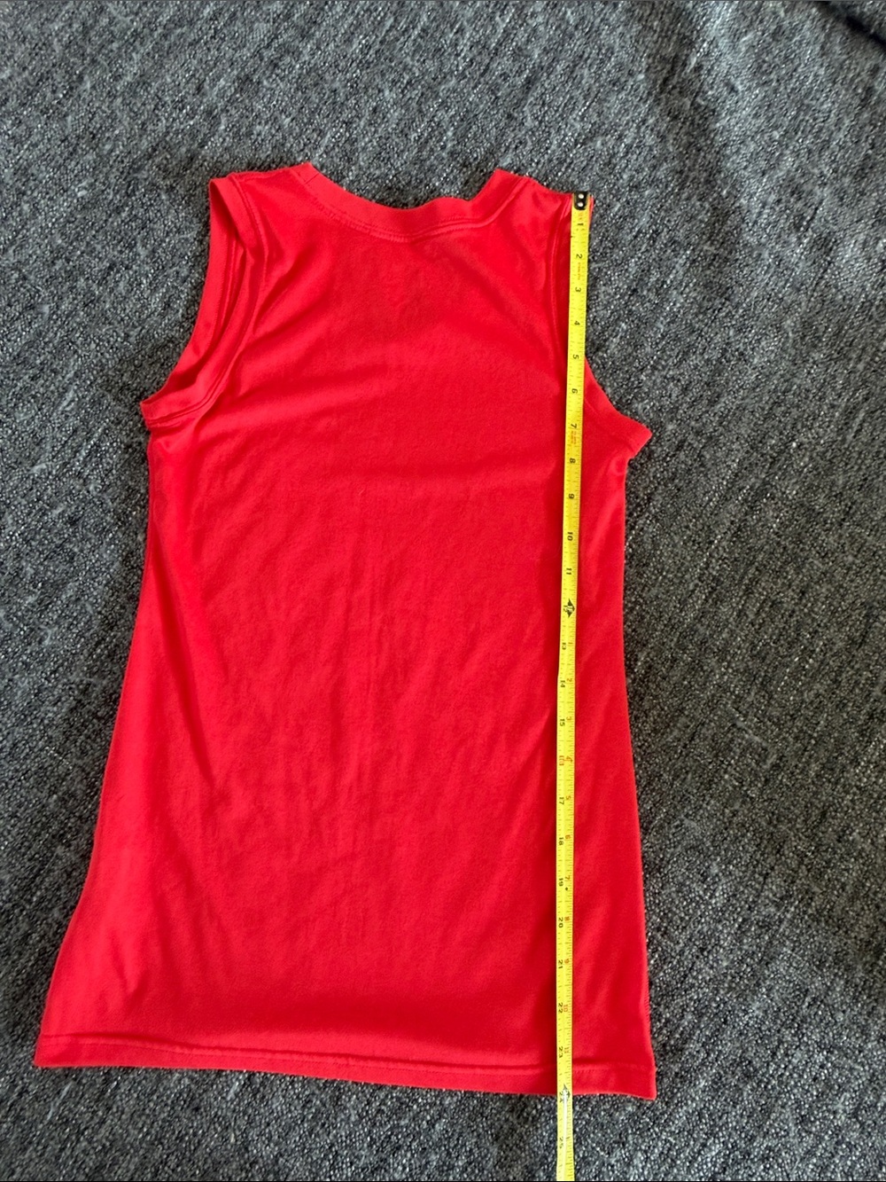 Nike Red Women's Dri-FIT Athletic Tank Top - Picture 12 of 14